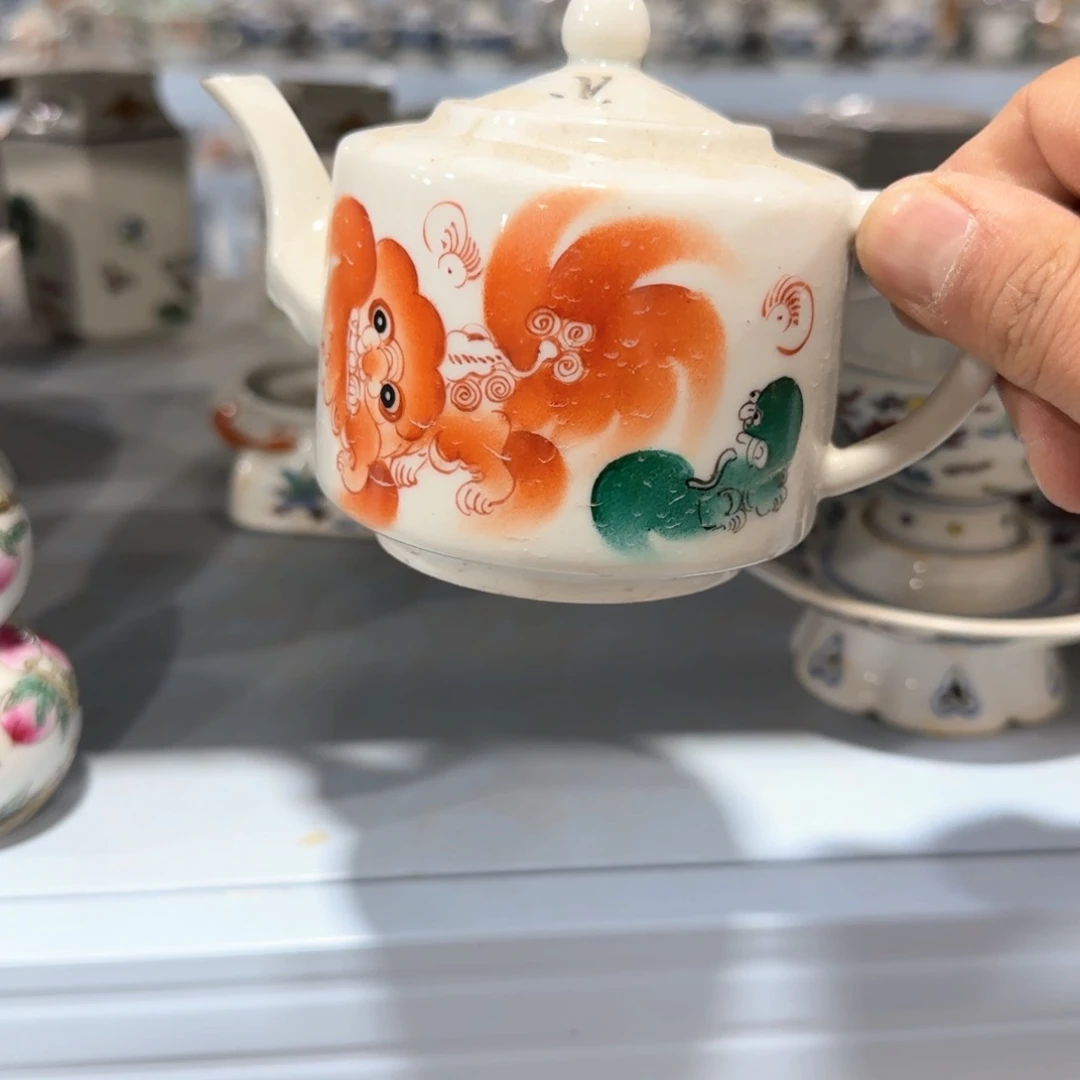 瓷片摆件手绘瓷器全部处理
