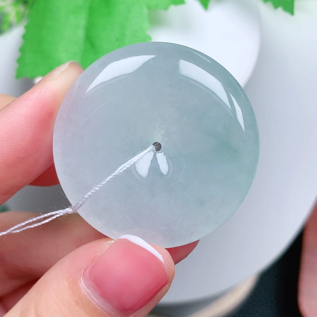 翡翠未镶嵌颈饰平安37-6.2