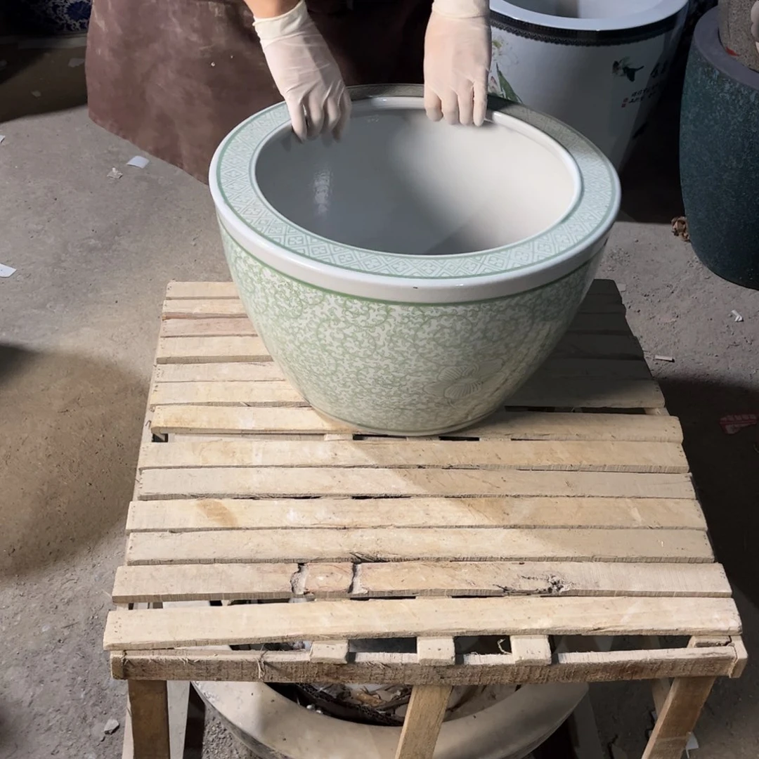瓷片绿勾莲42.88888888