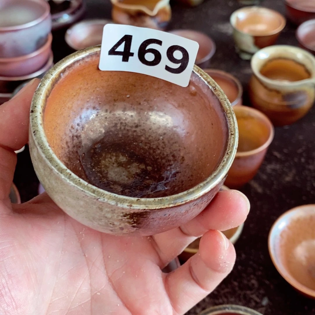 柴烧茶具陶瓷杯子