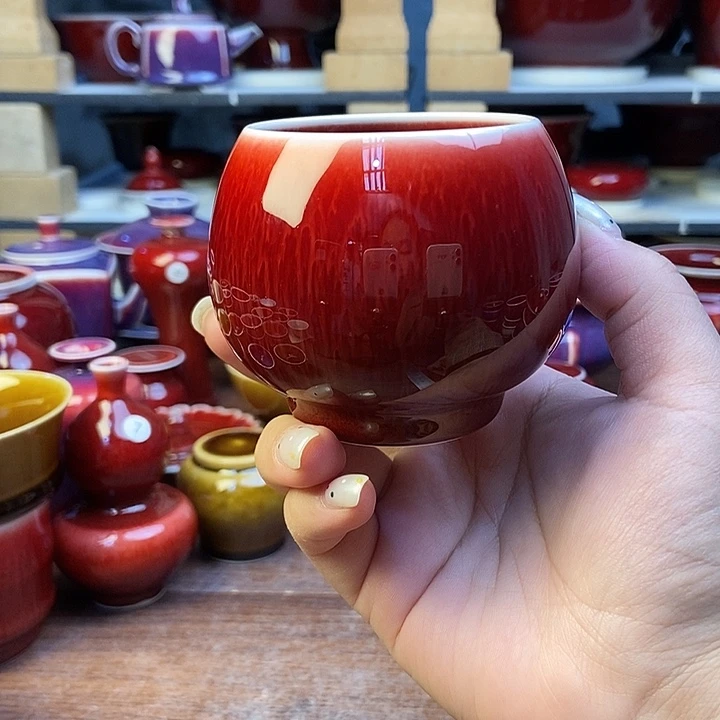 陶瓷景德镇名陶坊原矿郎红