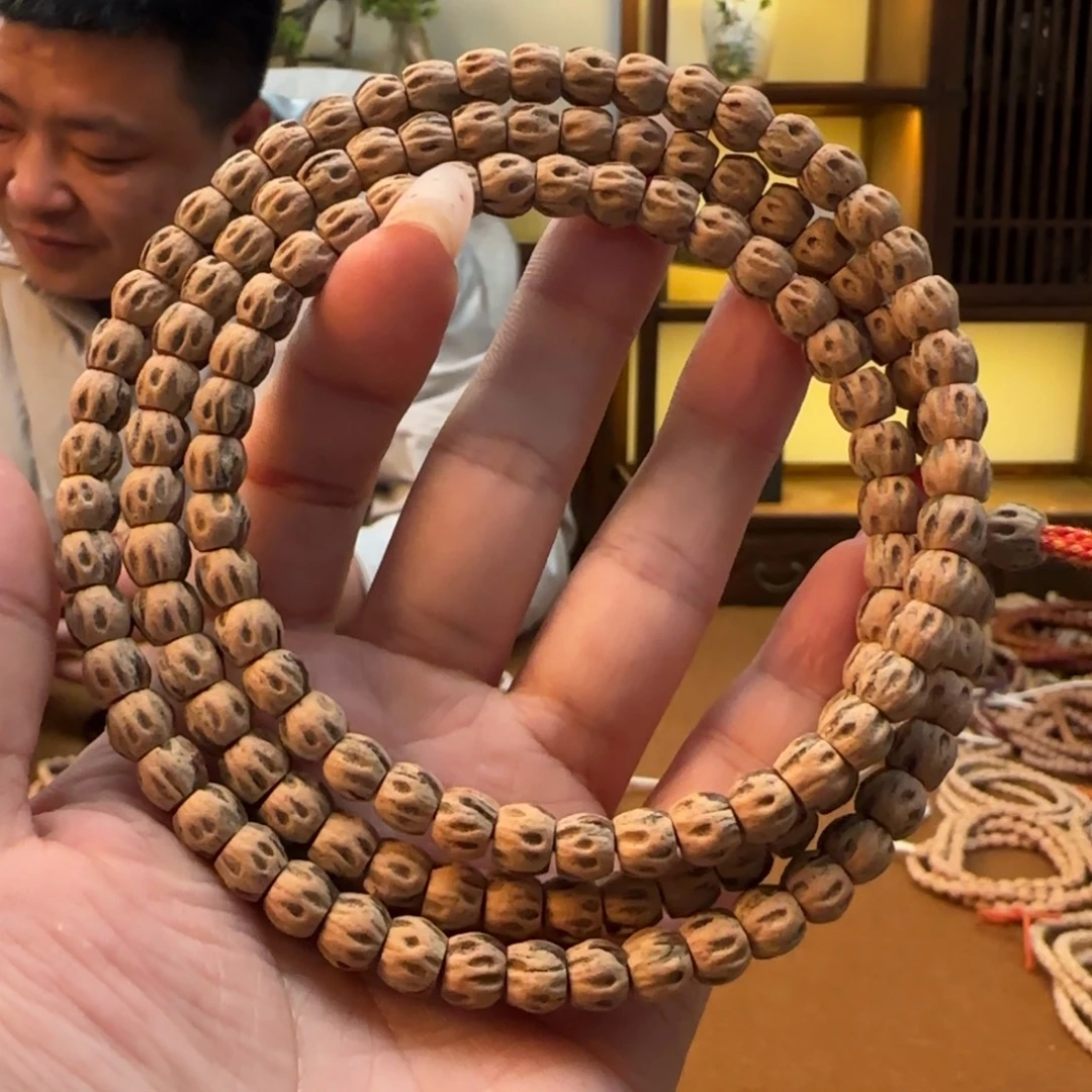 柏香籽/百香籽手串红牙双鬼7