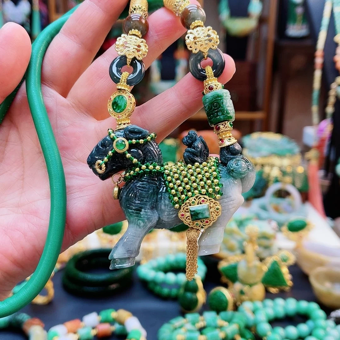 翡翠合金颈饰48小时鉴赏期