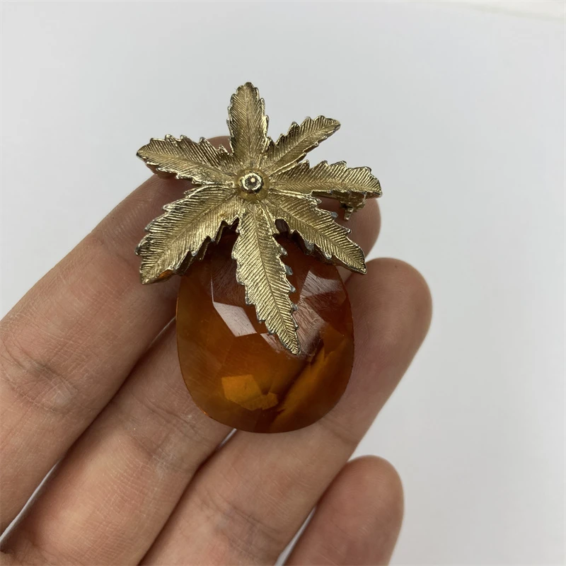 合金胸针 sarahcov金色菠萝胸针1-2【2070110-020】