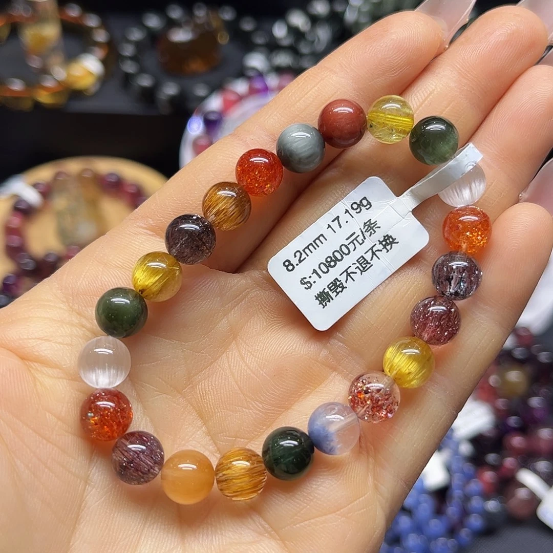 水晶手链未镶嵌天然水晶