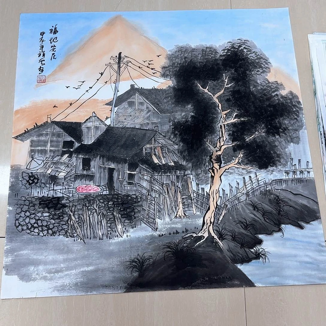 国画国画作品集一个