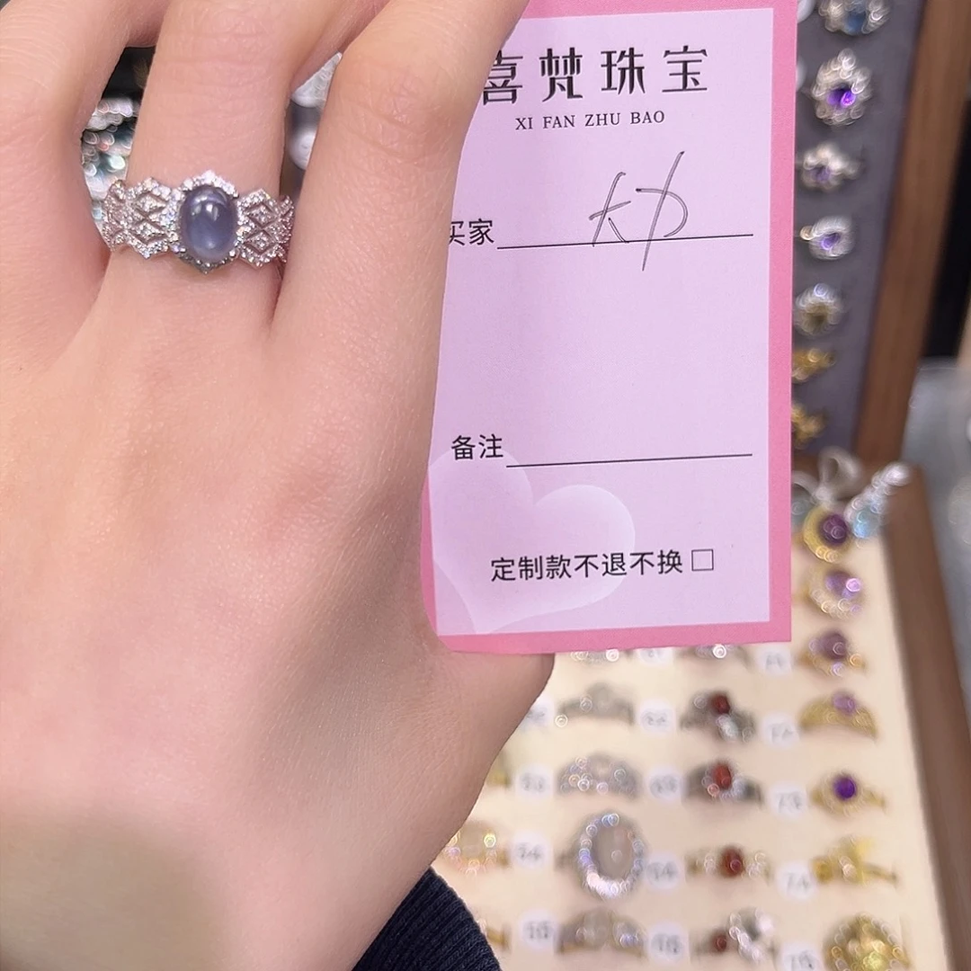 石榴石戒指银S925镶嵌大***神