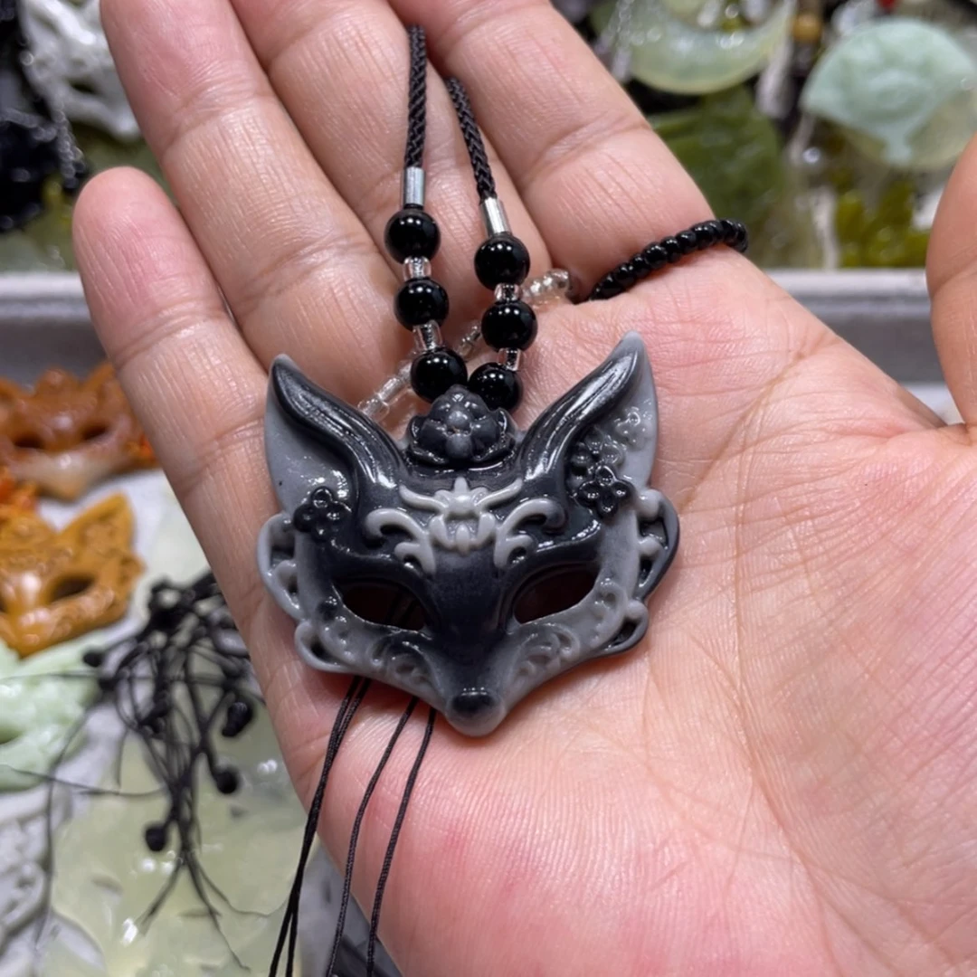 【闪购商品】蛇纹石玉颈饰未镶嵌佳*57吊坠