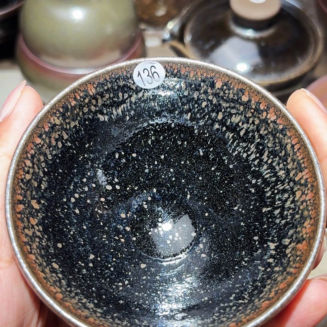 茶盏义兴龙窑建盏136微瑕