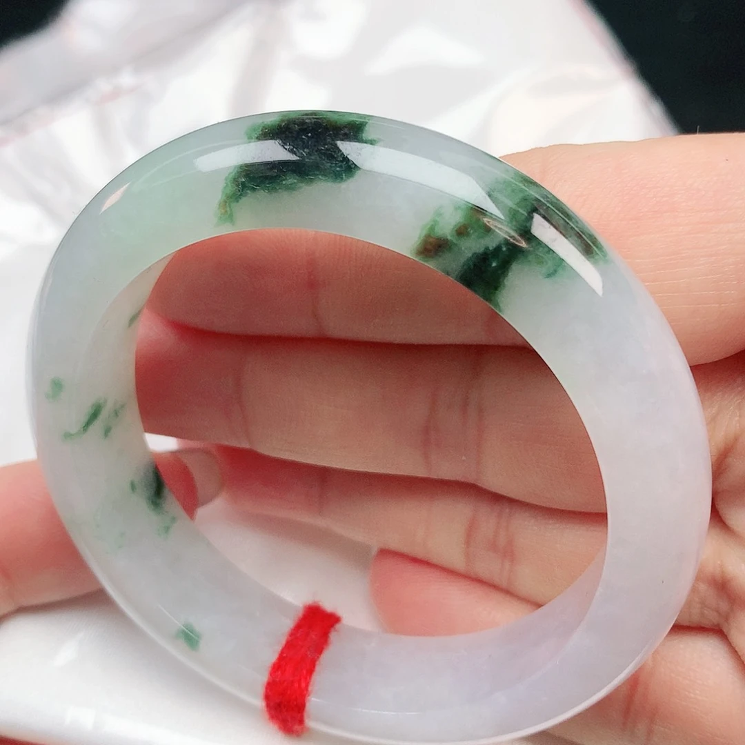 翡翠手镯未镶嵌正圈0383