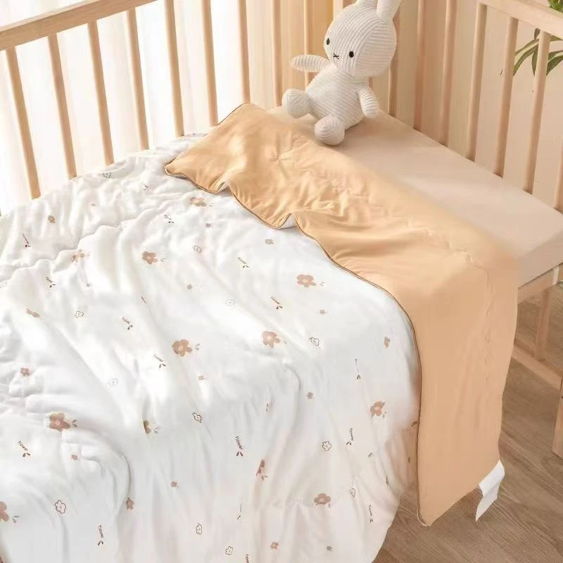 婴儿云雾丝夏凉被宝宝冰丝凉感被儿童幼儿园专用空调被