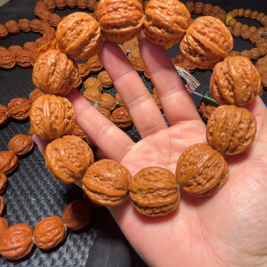 吊坠文玩核桃球王京八棱22➕