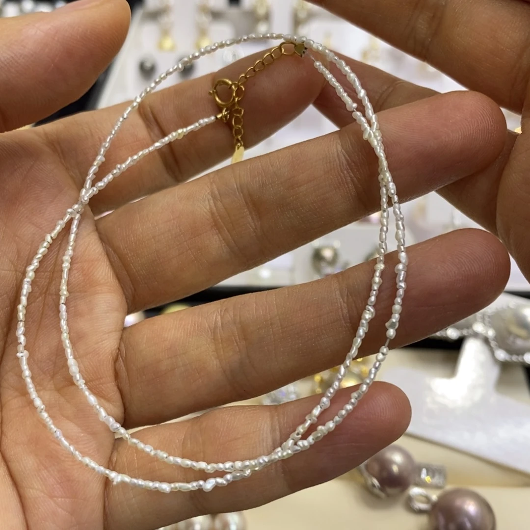 海水珍珠颈饰18K金镶嵌