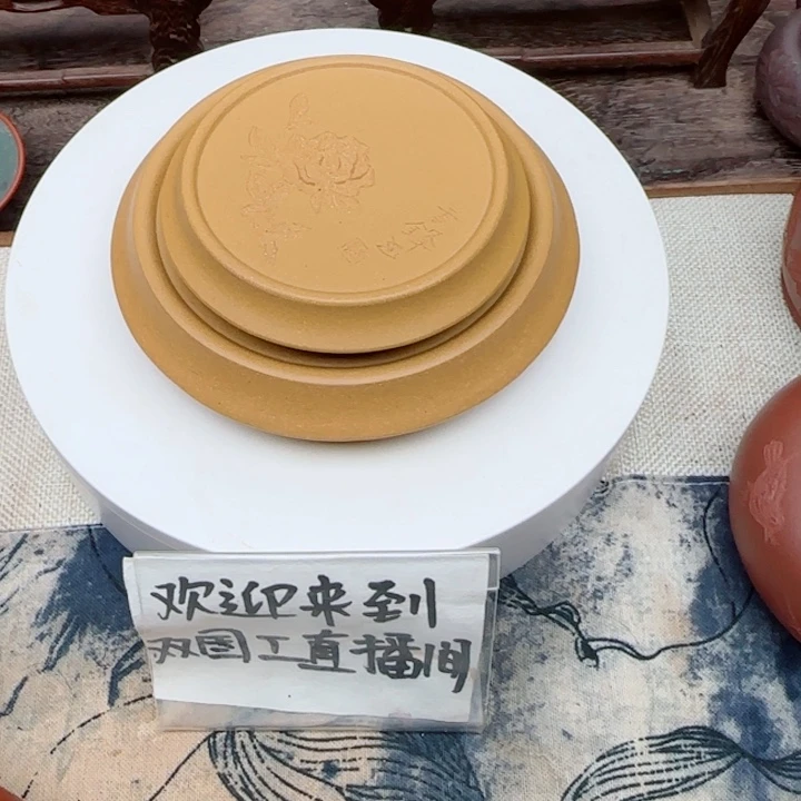 紫砂茶壶思****行段泥茶周边壶承