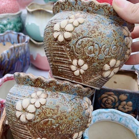 多肉绿植陶瓷花盆