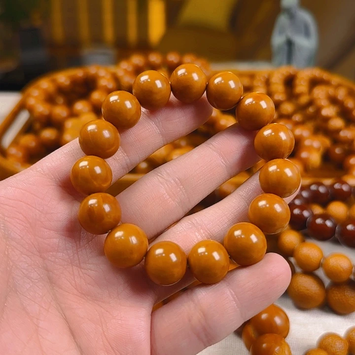 橄榄核手串/手链赵*艺1.4正圆光珠