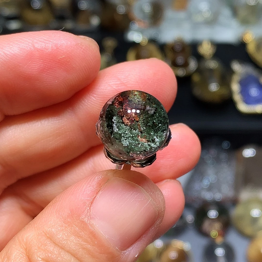 珠宝半成品银S925镶嵌水晶定制款