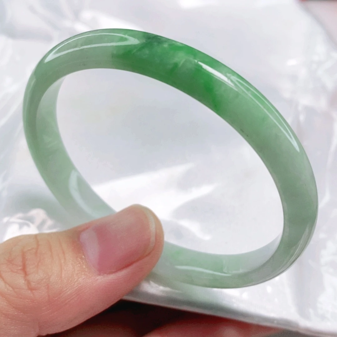 未镶嵌手镯翡翠51.5圈口贵妃