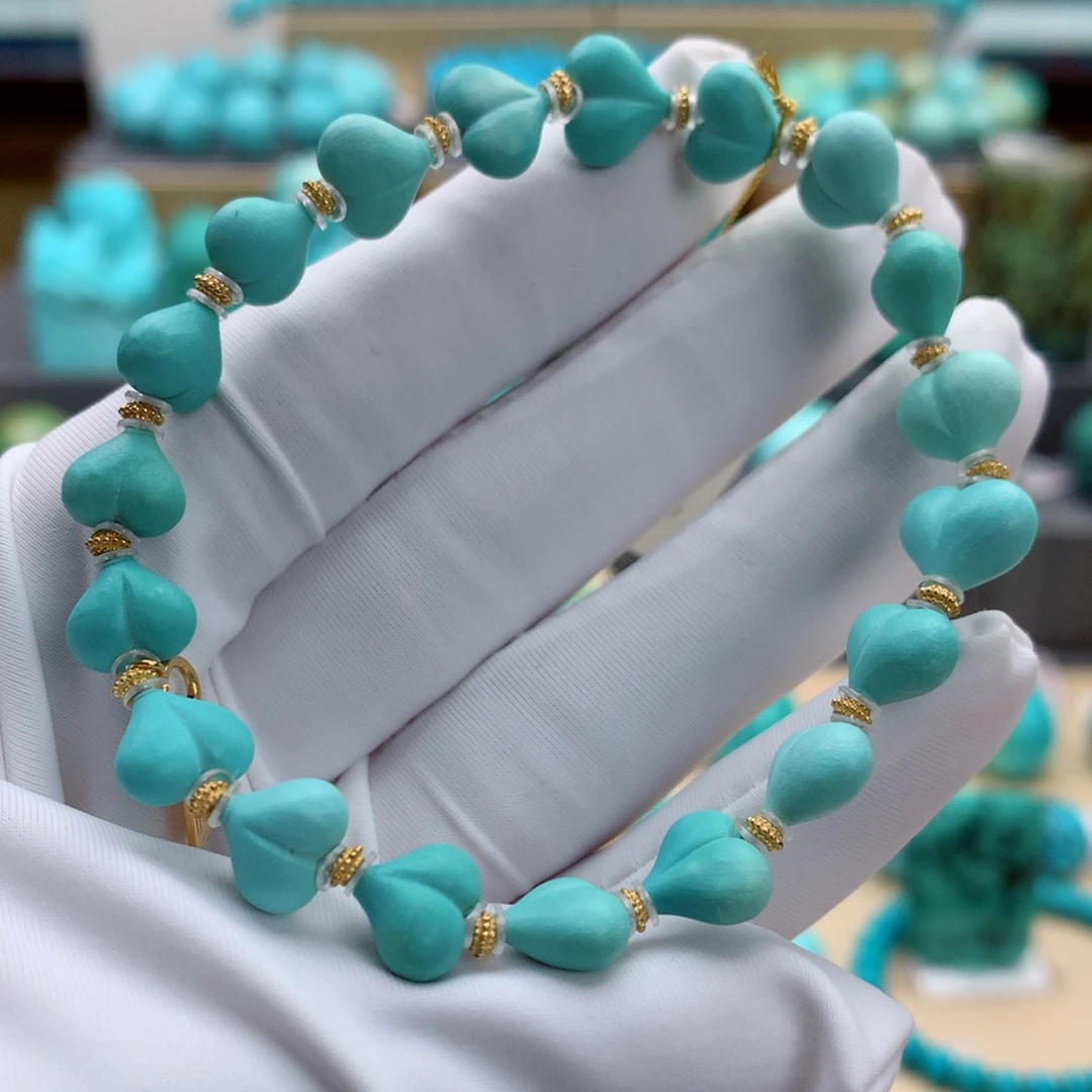 未镶嵌绿松石珠宝奇石