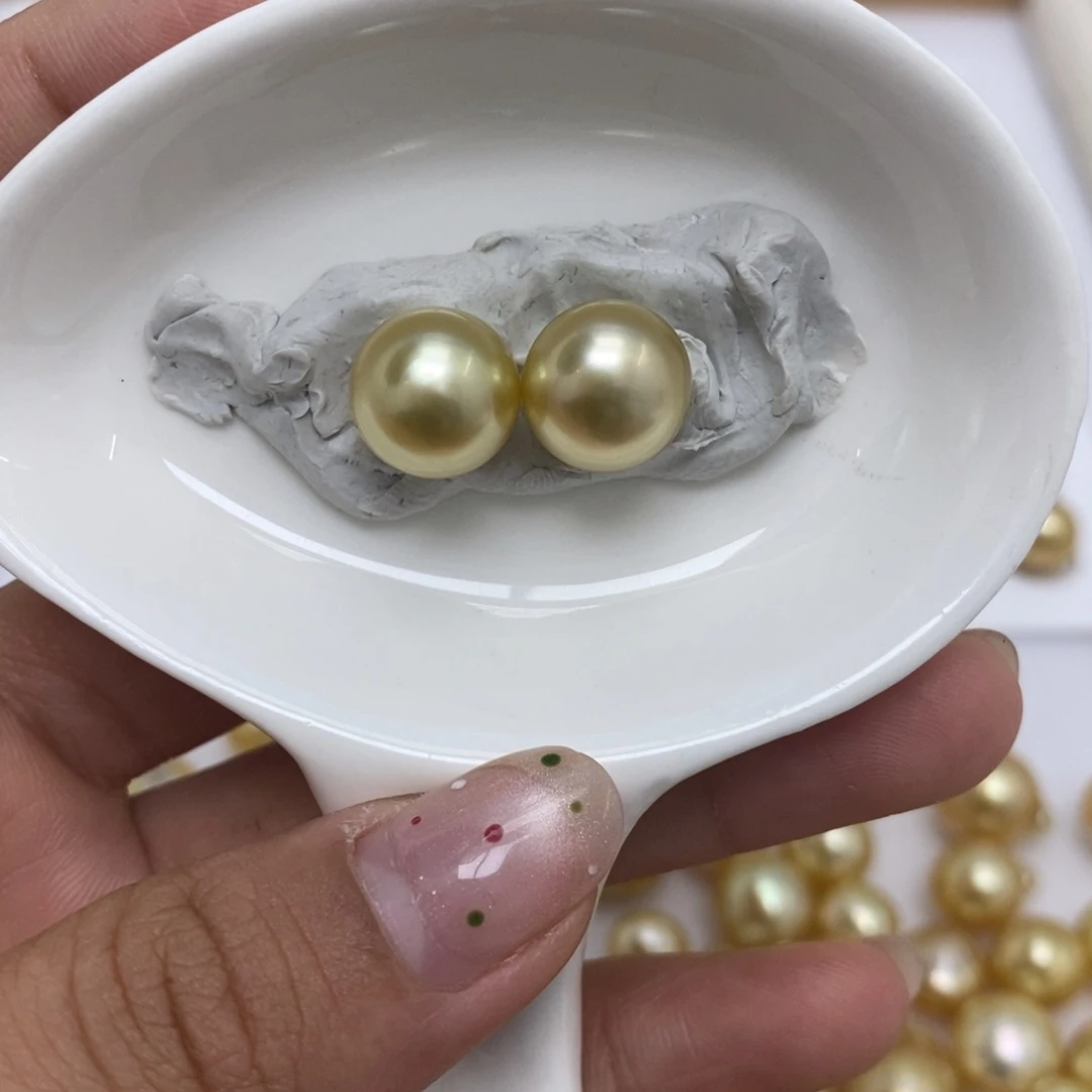 裸珠海水珍珠11，11.2