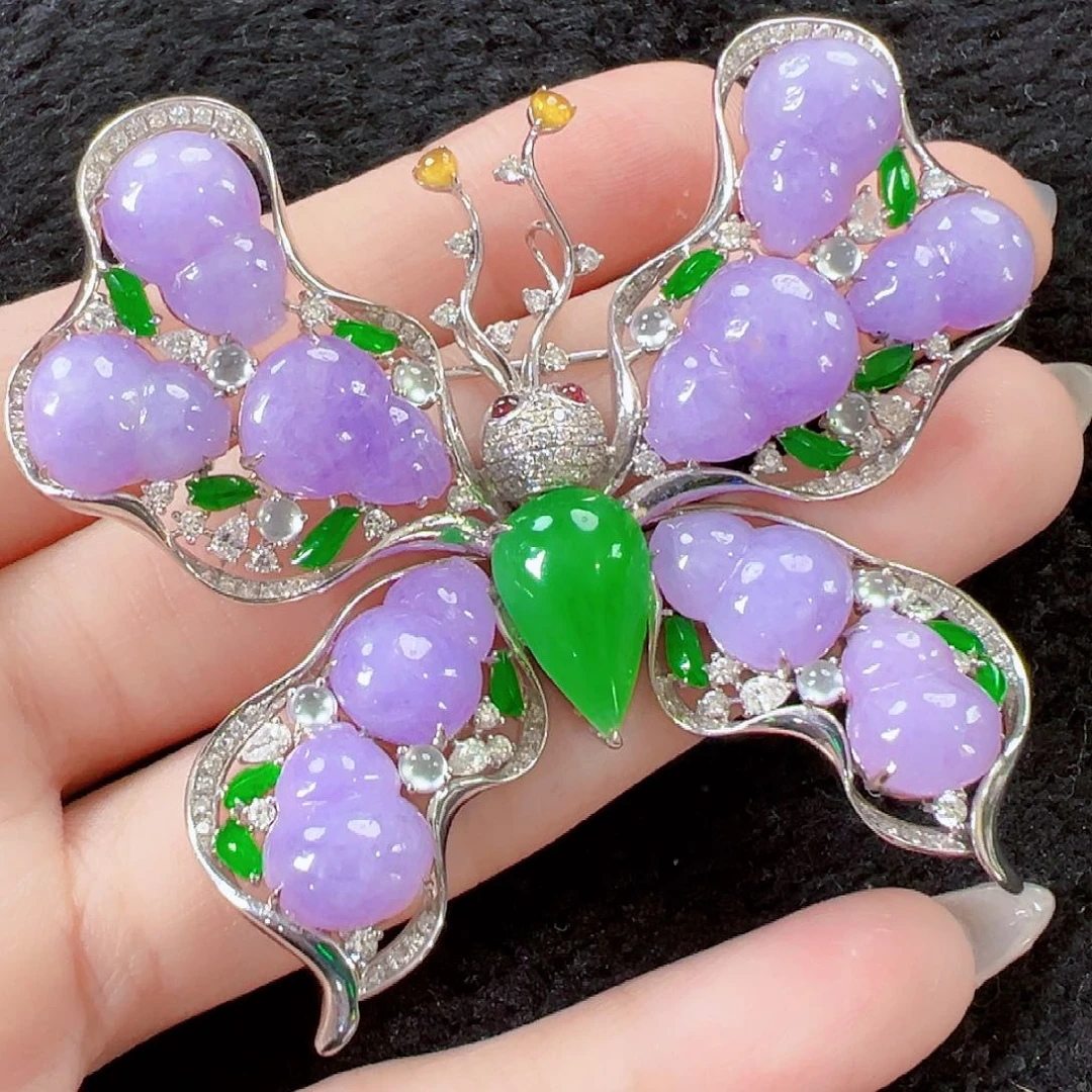 翡翠颈饰18K金镶嵌【新年福利价】签收后24小时鉴赏期