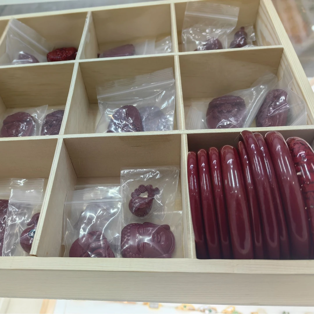 含辰砂工艺品朱砂 下单备注编码 -妥妥珠宝