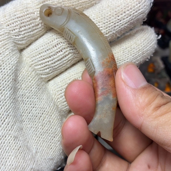 和田玉未镶嵌吊坠(不含链)润*～