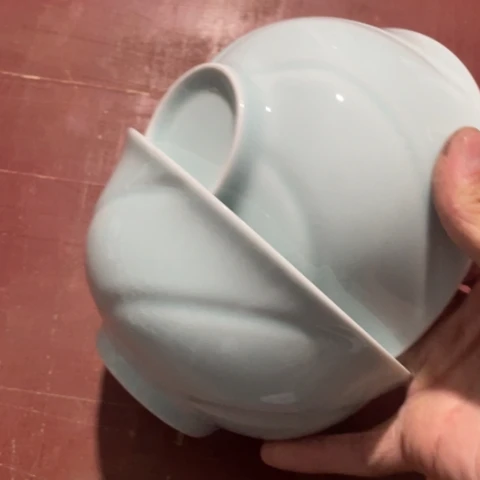 碟景德镇陶瓷6英寸2个青釉