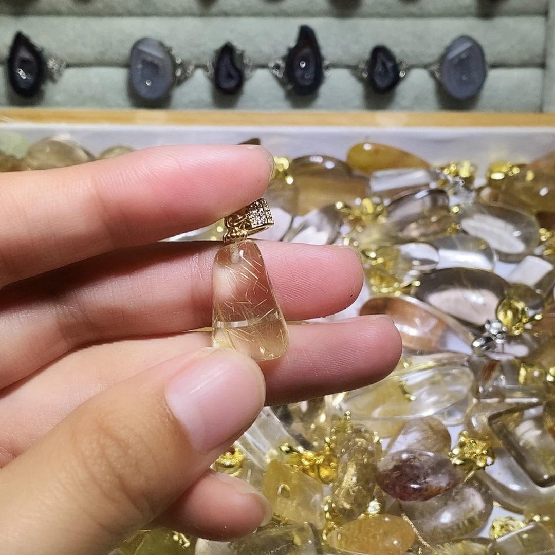 紫***雨烟晶银S925镶嵌戒指