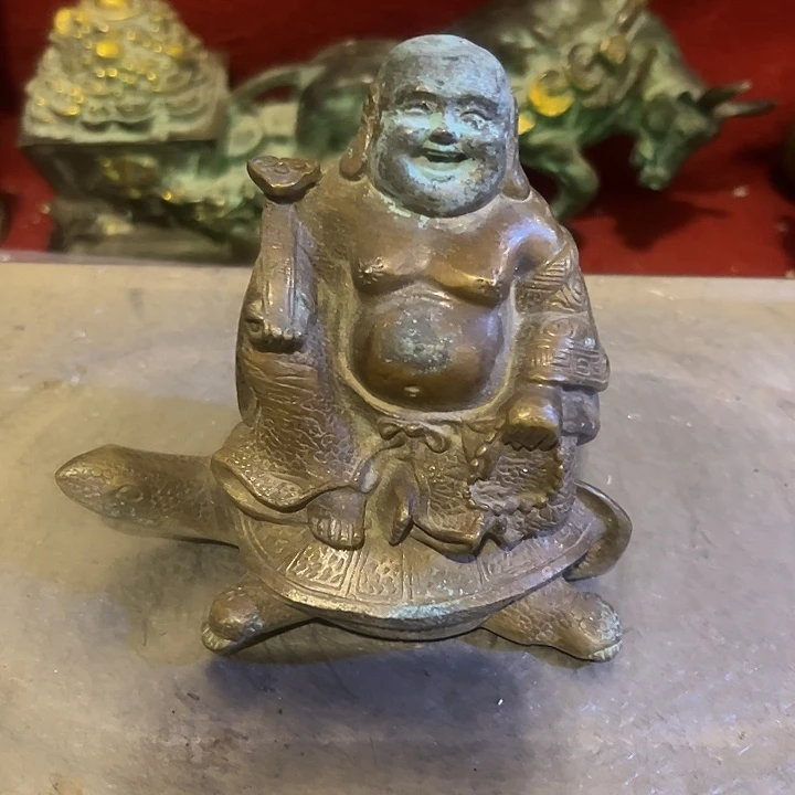 黄铜摆件，文房摆件
