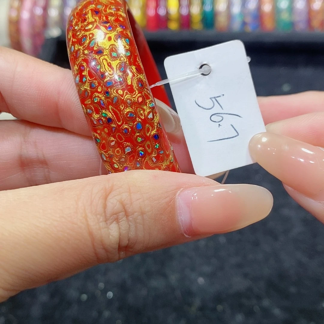 大漆爆满欧手镯……………………