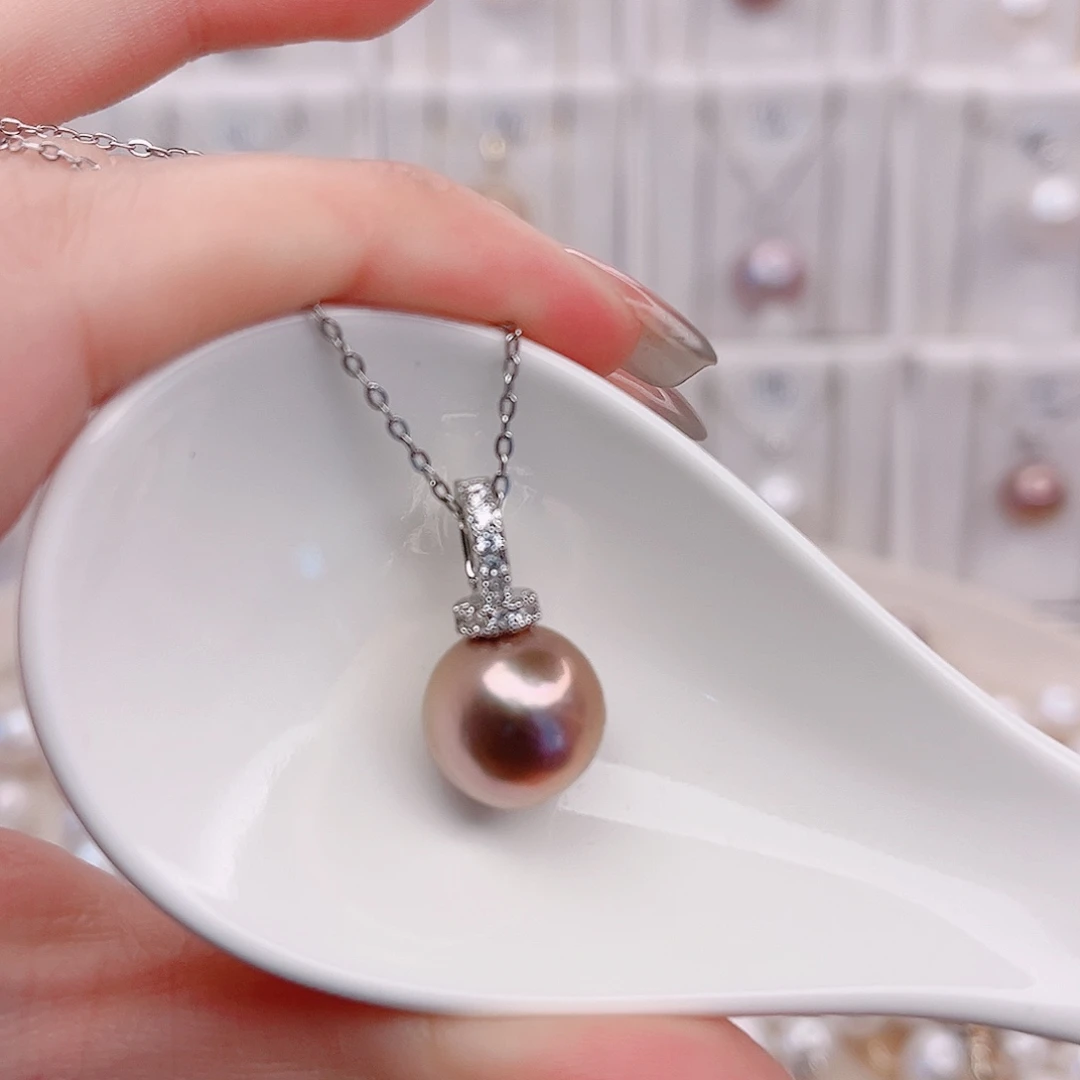 淡水珍珠未镶嵌吊坠(赠链)