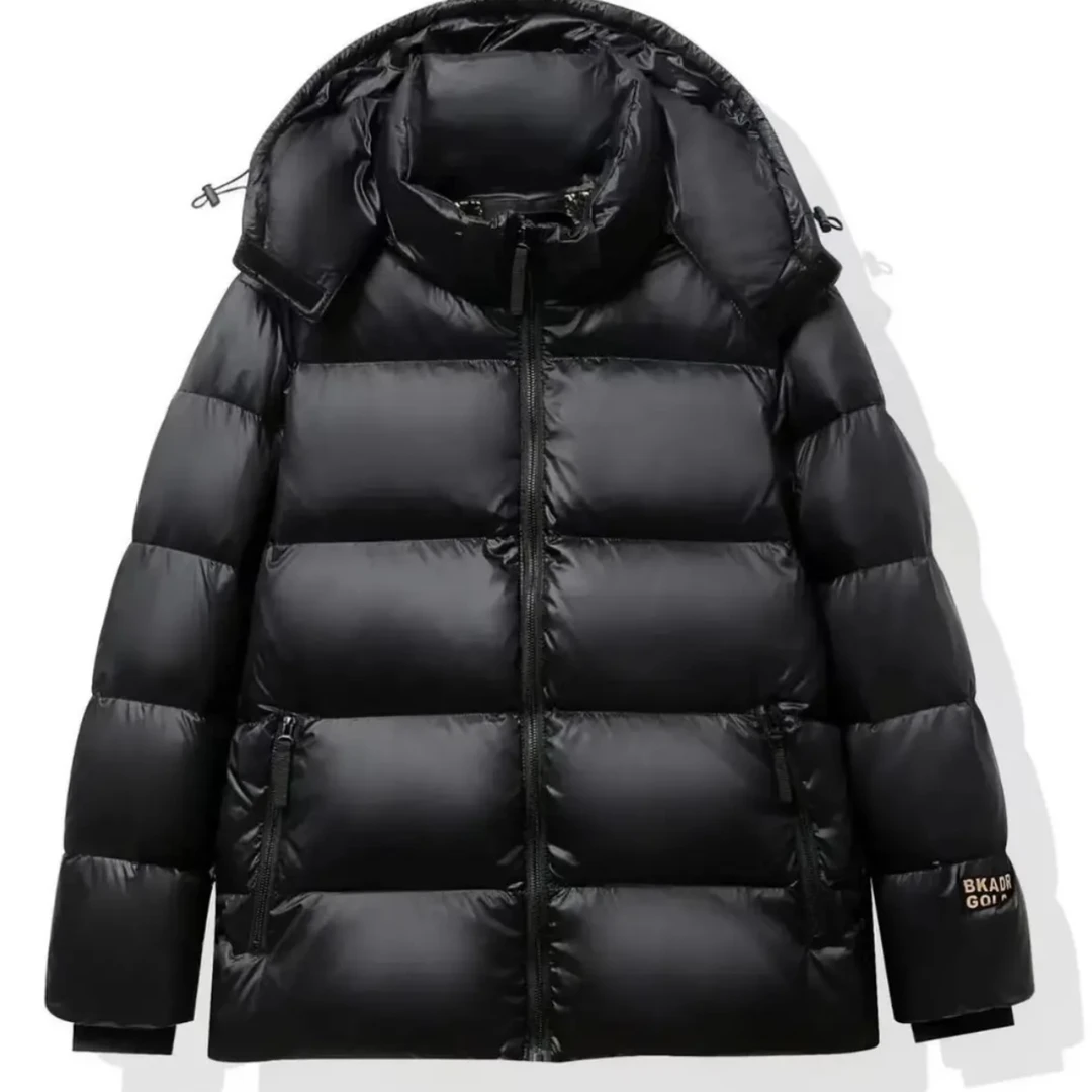 【黑金】短款高级羽绒服可拆卸帽冬季轻盈保暖出行时尚舒适男女同款