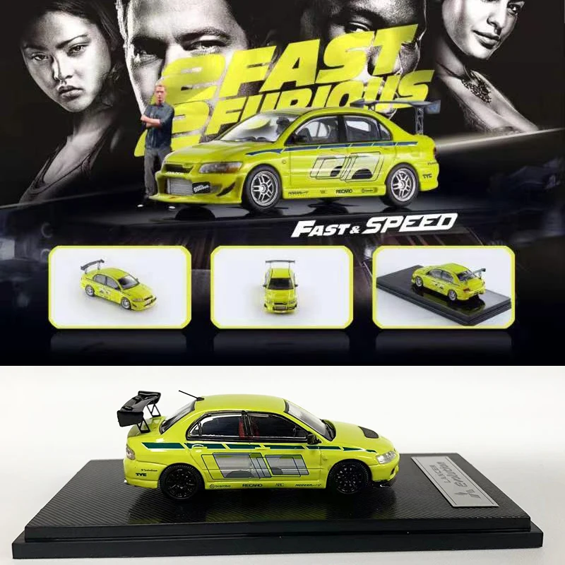 Fast Speed 1:64 三菱 蓝瑟 Lancer EVO 7代四门跑车仿真合金车模
