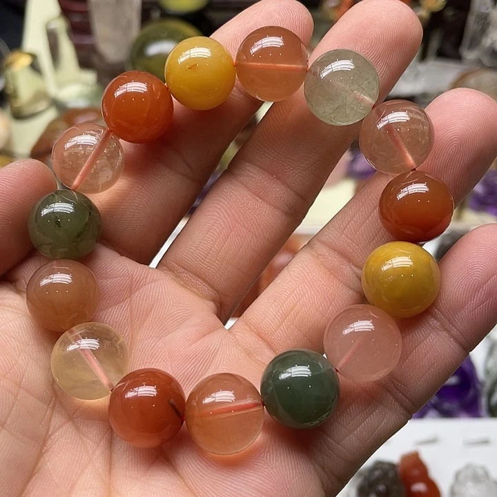 水晶手链未镶嵌兔毛