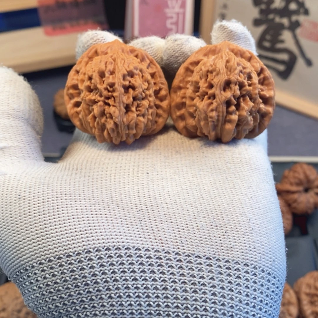 文玩核桃把件43尺挂月峰四座楼s433