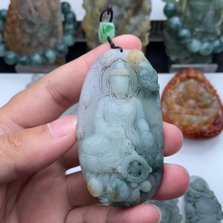 未镶嵌定制翡翠阿弥陀佛