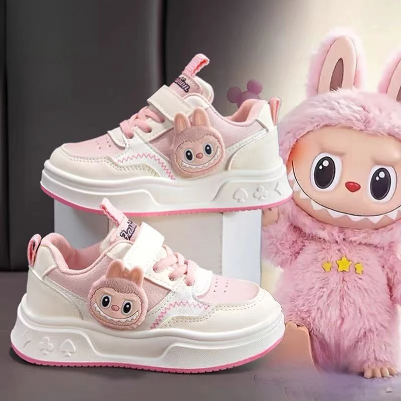 拉布布女童鞋子公主鞋2025新款秋季儿童软底休闲运动板鞋女孩爆款