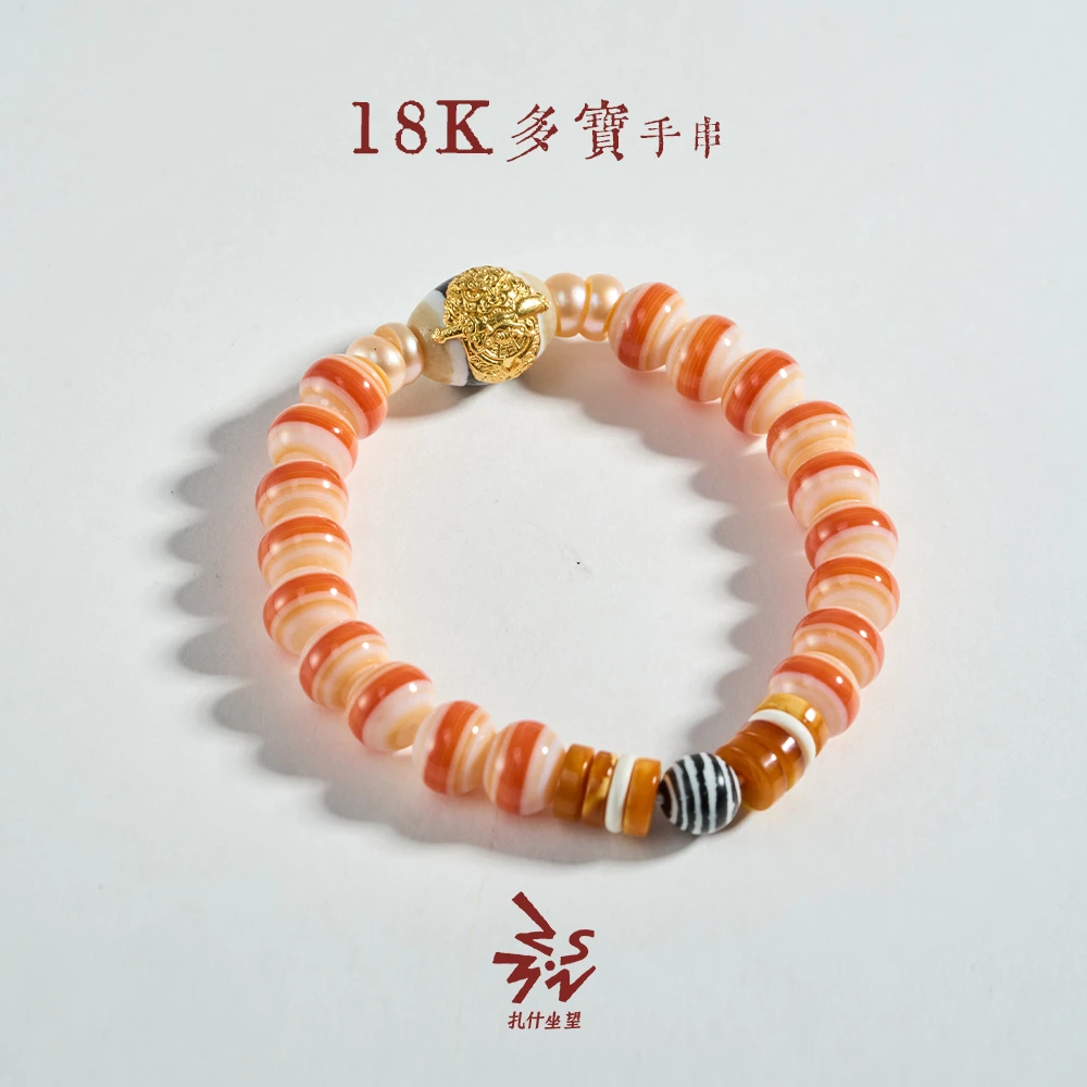 18K多宝单圈手串