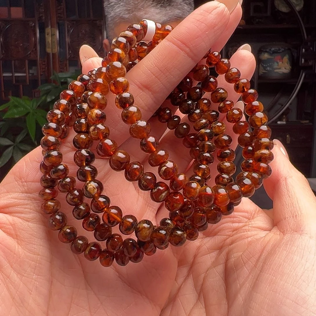 未镶嵌琥珀裸石抚顺琥珀10713六多样性发其一