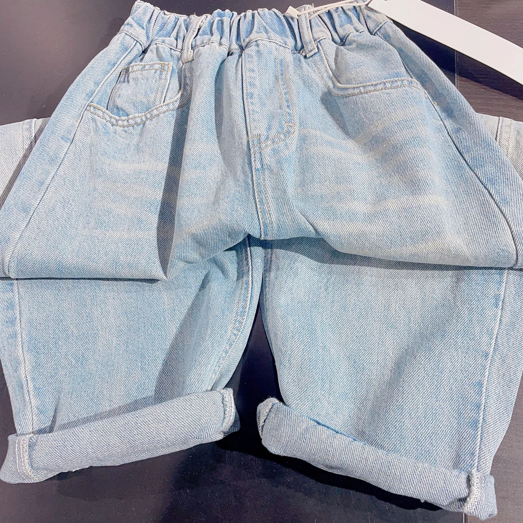 88990XDJ牛仔裤春款新款男童老爹裤