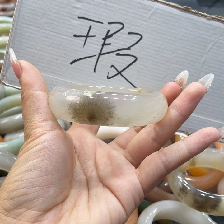新***蓝石英质玉钛钢珠宝奇石通lia