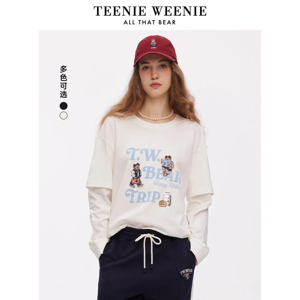 【商场同款新品】Teenie Weenie小熊25年假两件长袖T恤TTLA251101T