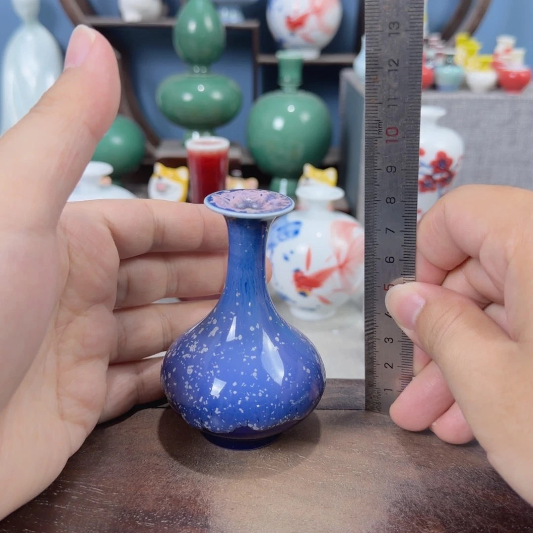 陶瓷手工小花器摆件