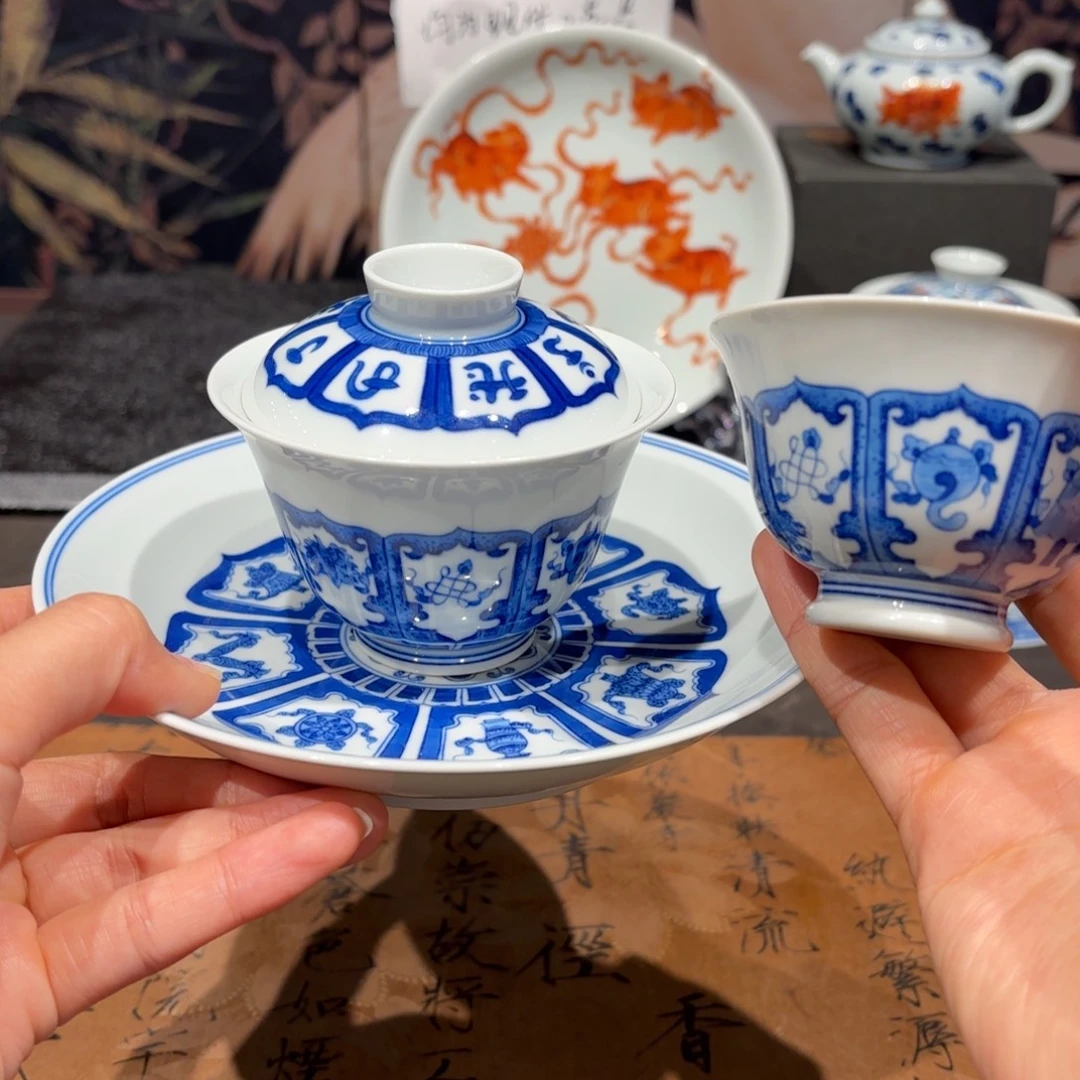 从***3手工手绘陶瓷茶具