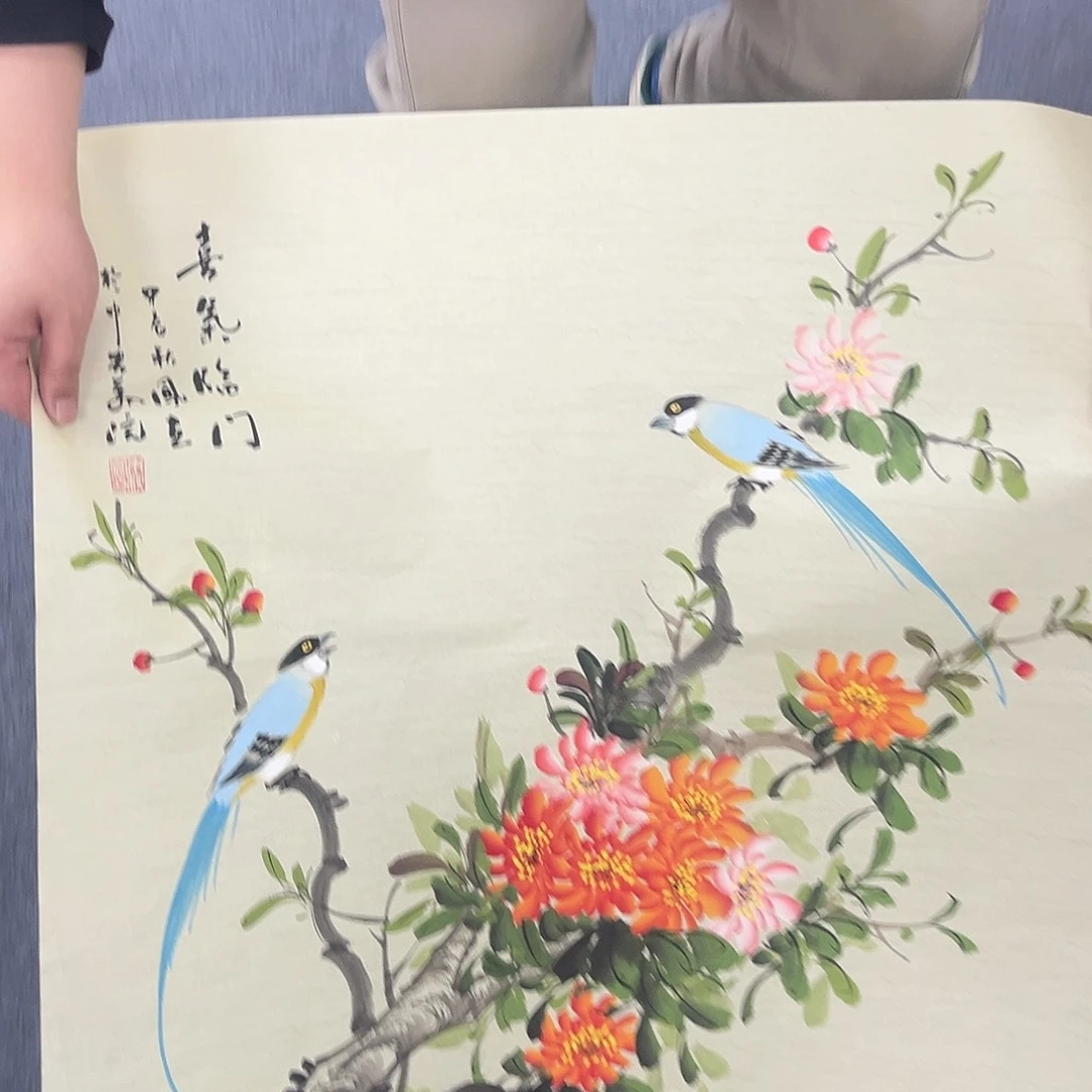 国画宣纸国画纯手绘作品
