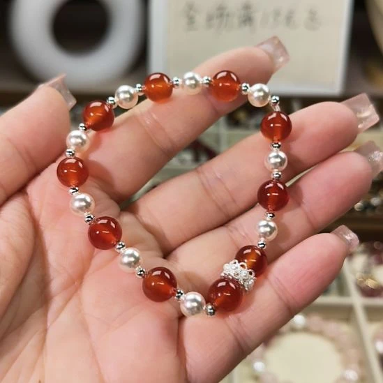 石英石铁合金手链