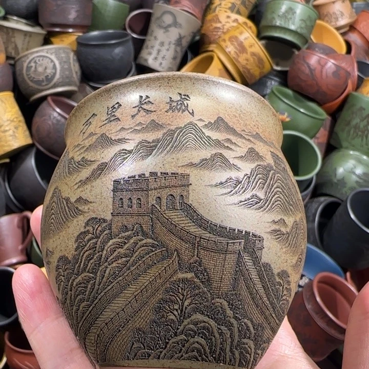 茶杯紫砂全手工紫砂