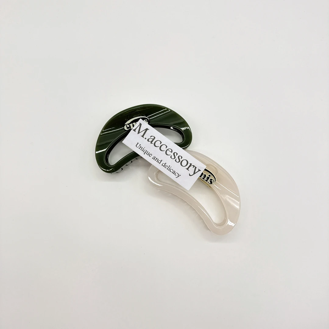 Mi33 韩版饰品 半圆镂空鲨鱼夹抓夹 Z063042