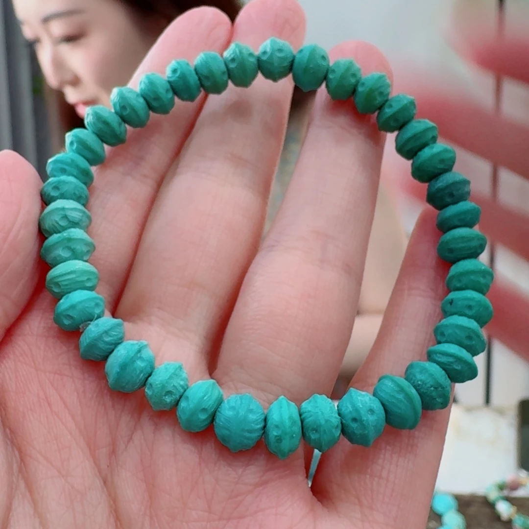 未镶嵌绿松石珠宝奇石